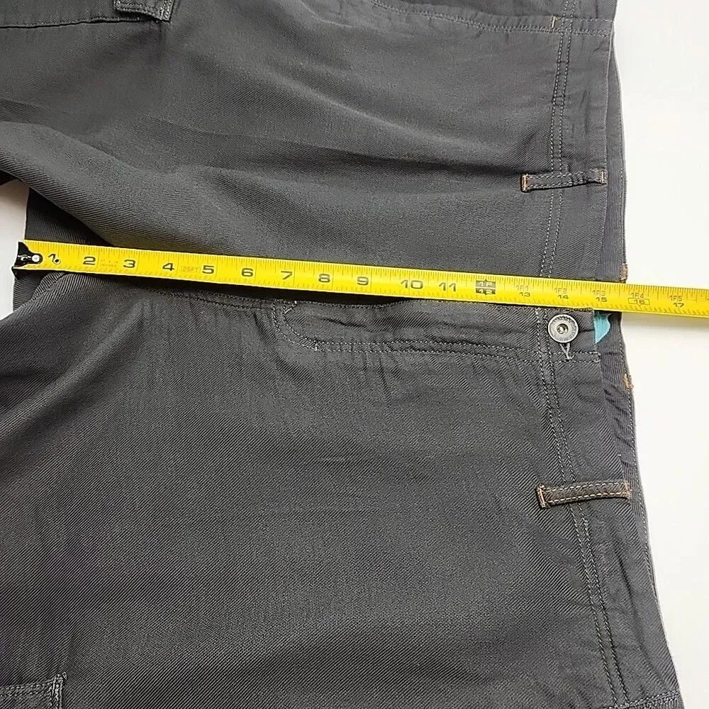 Tommy Bahama Shorts Cotton Cargo Gray Men Sz 42 Flat Front 9.5